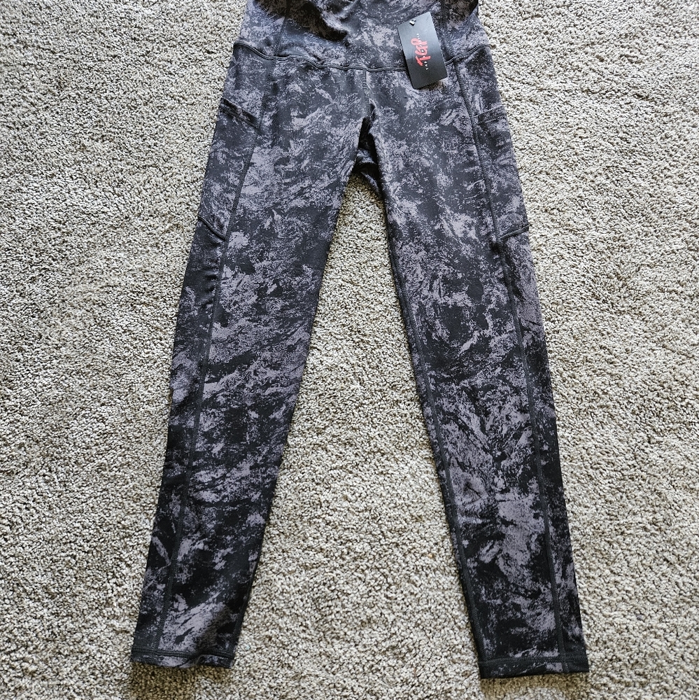 THE GYM PEOPLE Thick High Waist Yoga Pants with Pockets, Tummy Control Workout R - Picture 9 of 10